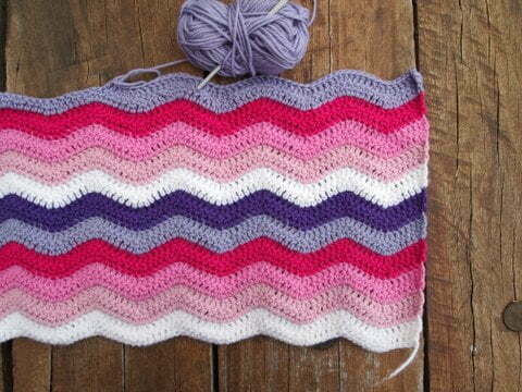 Pattern Ripple Stitch Crochet