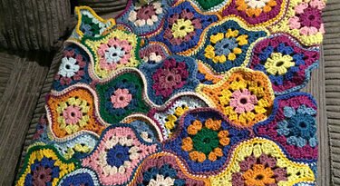 Pattern Crochet Mitered Square - My Patterns Free