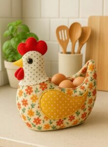 Chicken-Shaped Egg Holder