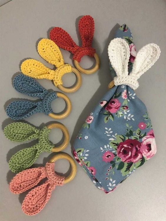 Crochet Rings with Decorative Ears