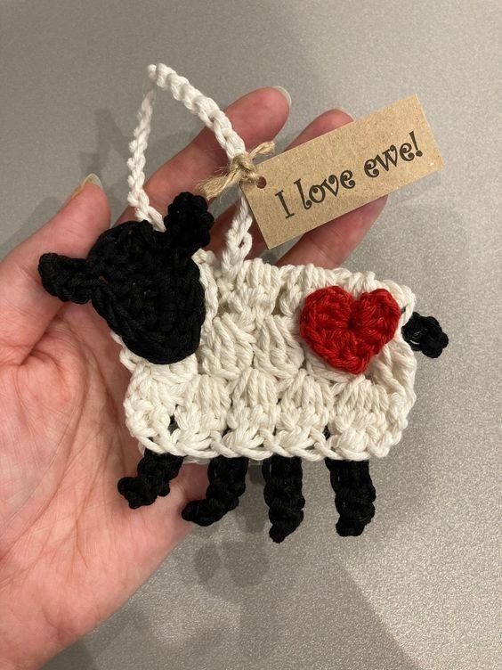 crochet sheep